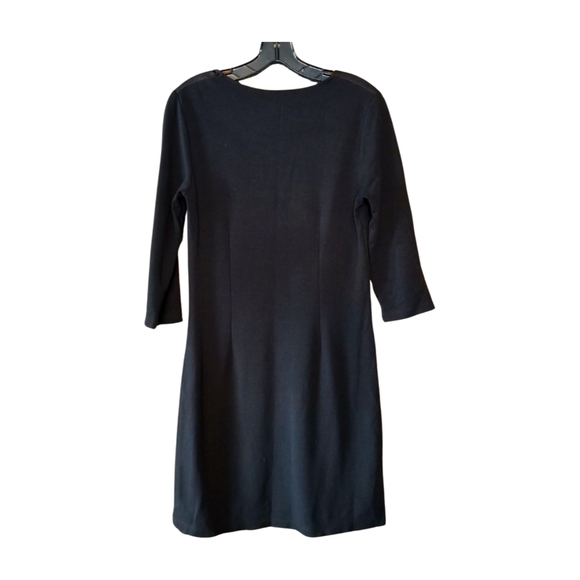 San Francisco Baroque Damask Pattern Black Dress Size Small - Picture 2 of 3